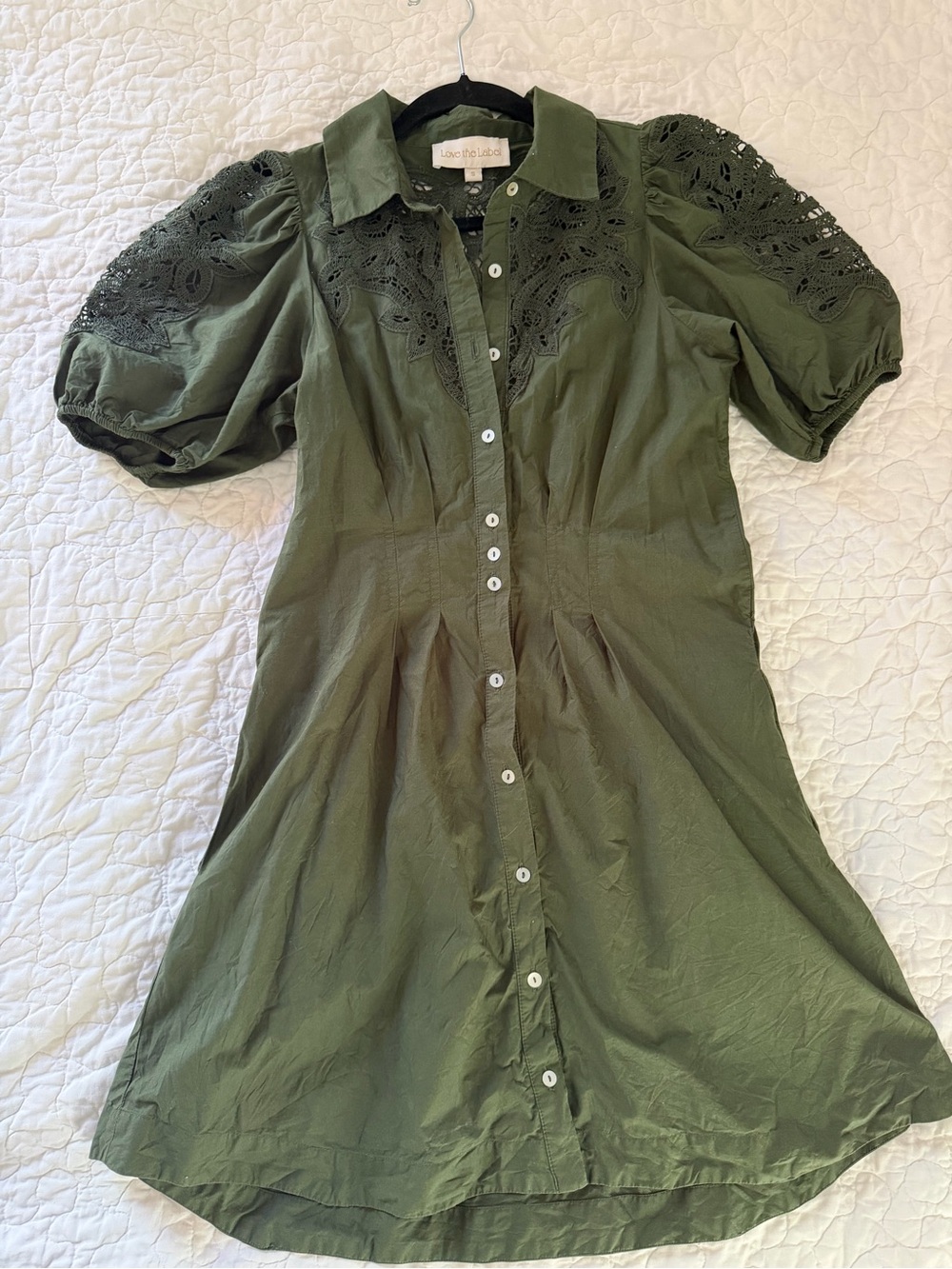 Love the Label Marta Mini Dress in Olive